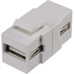 Renkforce RF-KS-USB2 Module USB 2.0 Encastrable Keystone -Douille Soldes Boutiquec 10046009 3