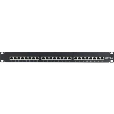 Panneau De Brassage Renkforce CAT 6a 1 UH 24 Ports 3 Panneau De Brassage Renkforce CAT 6a 1 UH 24 Ports – Image 3