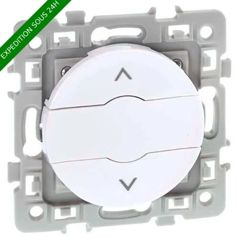 EUROHM Square Interrupteur Volets Roulants Blanc - 60223 1 EUROHM Square Interrupteur Volets Roulants Blanc - 60223
