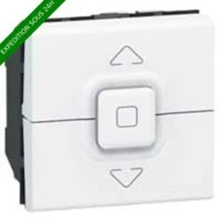LEGRAND Mosaic Bouton Poussoir Pour Volets Roulants Blanc - 077025
