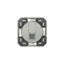 Prise Blindée RJ45 Cat6 FTP - Blanc Ou Alu - Dooxie - Legrand - Aluminium - 600476