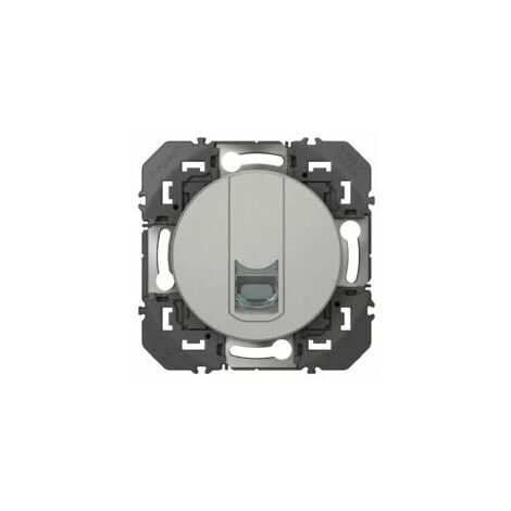 Prise Blindée RJ45 Cat6 FTP - Blanc Ou Alu - Dooxie - Legrand - Aluminium - 600476 1 Prise Blindée RJ45 Cat6 FTP - Blanc Ou Alu - Dooxie - Legrand - Aluminium - 600476