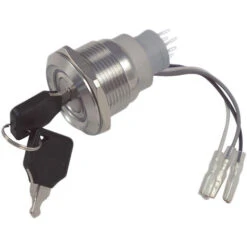 Interrupteur à Clé 2 Positions Bipolaire à Deux Directions (2RT) 5 A IP40 ( Prix Pour 1 )