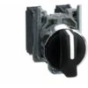 Schneider® Harmony Bouton Tournant Noir Ø22 - àmanette - 3 Positions - 2F - XB4BD33