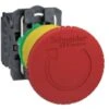 Schneider® Harmony Arrêt D'urgence Rouge Ø22 Tête Ø 40 Tourner Pourdéverrouiller 1O+1F - XB5AS8445