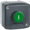 Schneider® Harmony Boite - 1 Bouton Poussoir Vert Affleurant Ø22 - 1F - I - XALD102