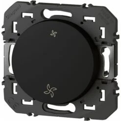 Interrupteur Commande VMC - Dooxie - Noir - Legrand