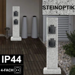 Distributeur Extérieur 4 Boîtes De Prises D’alimentation En Pierre Piliers D’alimentation D’alimentation De Jardin Pour Poteaux De Jardin Harms 103226 7 Distributeur Extérieur 4 Boîtes De Prises D’alimentation En Pierre Piliers D’alimentation D’alimentation De Jardin Pour Poteaux De Jardin Harms 103226 -Douille Soldes Boutiquec 14559367 3