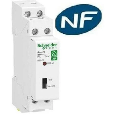 Schneider® Relais Inverseur 24V/AC VMC Dsc- Gaz Resi9 Xp - Schneider R9PCR 1 Schneider® Relais Inverseur 24V/AC VMC Dsc- Gaz Resi9 Xp - Schneider R9PCR