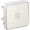 Legrand Interrupteur Ou Va-et-vient Témoin Câblage Existant Plexo Composable IP55 10AX 250V Blanc (069614)