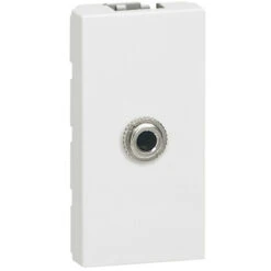 Legrand Prise Jack Femelle 3,5mm à Souder Mosaic 1 Module Blanc (078773)