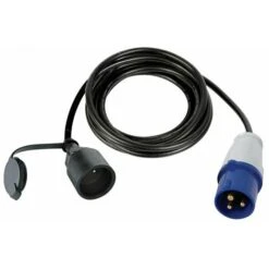 CÂBLE ADAPTATEUR AVEC PRISE MÂLE VERS FICHE CEE - 3 M PEREL ECEEA4