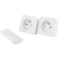 Set De 2 Mini Prises On/Off Et Télécommande
