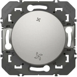 Legrand Interrupteur Commande VMC Dooxie Finition Alu (600107)