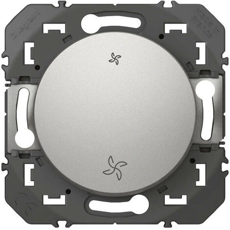 Legrand Interrupteur Commande VMC Dooxie Finition Alu (600107) 1 Legrand Interrupteur Commande VMC Dooxie Finition Alu (600107)