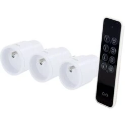 Set De 3 Prises Nano On/Off Et Télécommande 3 Canaux - DiO 1.0 -Douille Soldes Boutiquec 15811733 3