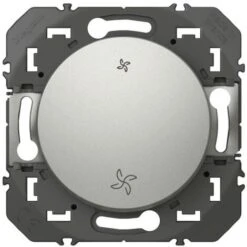 Legrand Poussoir Commande VMC Dooxie Finition Alu (600106)