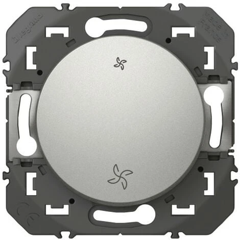 Legrand Poussoir Commande VMC Dooxie Finition Alu (600106) 1 Legrand Poussoir Commande VMC Dooxie Finition Alu (600106)