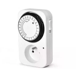 Prise Programmable Mécanique Intérieure Journalière, MecaProg Indoor Blanc, MecaProg Indoor Blanc