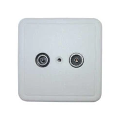 Prise Murale TV/FM Avec V.R. Sur Sortie TV