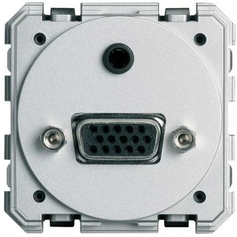 SUB-D15 (VGA+minijack) Gallery à Vis HAGER WXF641 1 SUB-D15 (VGA+minijack) Gallery à Vis HAGER WXF641