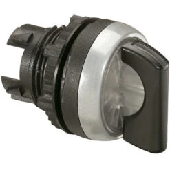 Legrand Bouton Tournant Lumineux à Manette Noire IP69 Osmoz Composable 2 Positions Fixes 45° (024033)