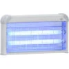 Outsunny Lampe UV Anti-insectes Anti Moustique Tue Mouche électrique Destructeur D'insectes 30 W Gris