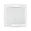 Bouton Poussoir Encastrable Pour Sonnette LOGI Blanc