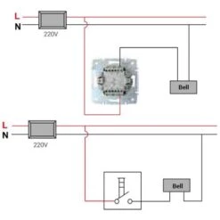 Bouton Poussoir Encastrable Pour Sonnette Avec Témoin LED LOGI Blanc 5 Bouton Poussoir Encastrable Pour Sonnette Avec Témoin LED LOGI Blanc -Douille Soldes Boutiquec 19917643 3