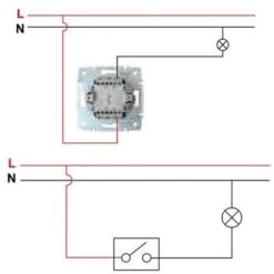 Interrupteur Encastrable Simple Avec Témoin LED LOGI Crème 5 Interrupteur Encastrable Simple Avec Témoin LED LOGI Crème -Douille Soldes Boutiquec 19917654 3