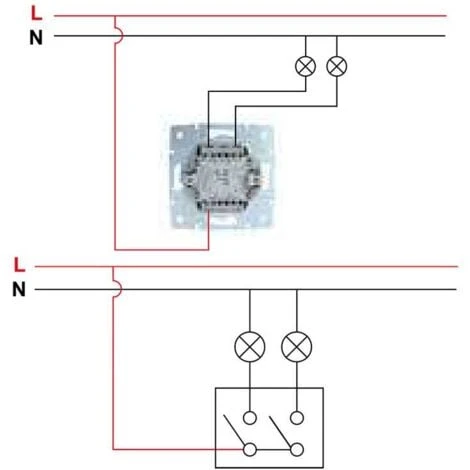 Interrupteur Encastrable Double Avec Voyant Lumineux LED LOGI Crème 3 Interrupteur Encastrable Double Avec Voyant Lumineux LED LOGI Crème – Image 3