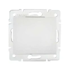 Bouton Poussoir Encastrable Simple DOMO Blanc