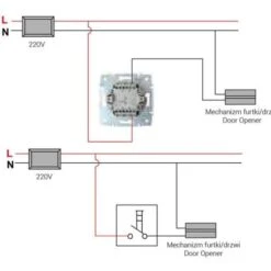Bouton Poussoir Encastrable Simple DOMO Crème -Douille Soldes Boutiquec 19917870 4