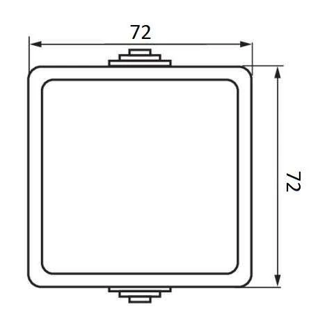 Interrupteur Va-et-Vient Simple Étanche TEKNO Noir 2 Interrupteur Va-et-Vient Simple Étanche TEKNO Noir – Image 2