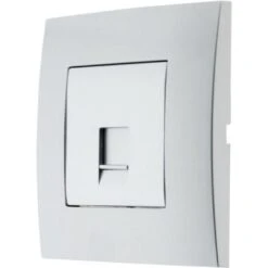 Prise TEL. RJ 45 Cat.5 Prêt à Poser -Silver - Simplea -Douille Soldes Boutiquec 2010358 4