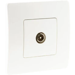 Prise TV Ø9.52 Mâle Blanc - Venus