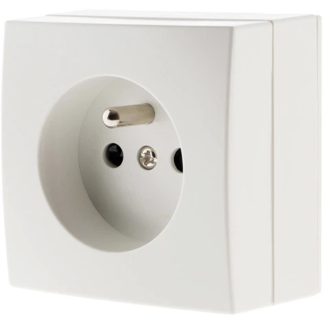 Prise 2P+T 16A Saillie Bel'Vue- Blanc 3 Prise 2P+T 16A Saillie Bel'Vue- Blanc – Image 3