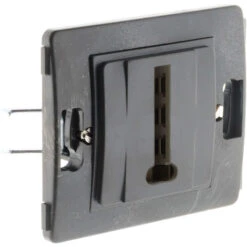 Prise TEL 8 PLOTS - Composable - Noir - Venus