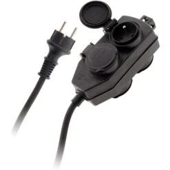 Boitier De Dérivation 4 Prises IP44 - Câble 3G 1,5 H07RN-F - Longueur 5m NF - Zenitech