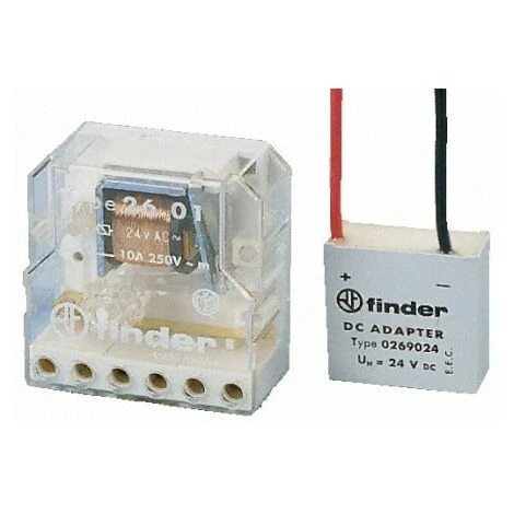 FINDER 26.01 Télécommande 12Vac 1Cto NA 10Amp 1 FINDER 26.01 Télécommande 12Vac 1Cto NA 10Amp