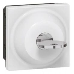 Legrand Interrupteur à Clé Programme Mosaic 2 Positions 6A 2 Modules Blanc