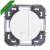Legrand - Variateur Toutes Lampes Dooxie 2 Fils Sans Neutre Finition Blanc - Réf : 600060