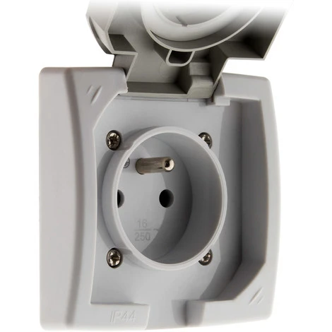 Prise 16A 2P+T Encastrable Pour Extérieur - IP44 - Tamaris 2 Prise 16A 2P+T Encastrable Pour Extérieur - IP44 - Tamaris – Image 2