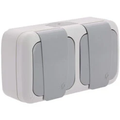 Étanche Double Prise 2P+T Gris - SIEMENS - SIEMENS