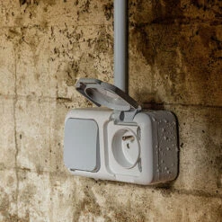 Étanche VV + Prise 2P+T Gris SIEMENS - SIEMENS - SIEMENS -Douille Soldes Boutiquec 30763165 3