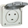 Legrand Prise 2P+T étanche 20A Plexo Complet IP55 Saillie - Gris