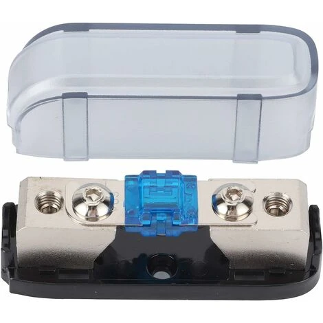 Porte-Fusible Audio Stéréo, 8Ga / 10Ga Porte-Fusibles De Lame De Camion De Voiture Unidirectionnel Agu Bloc De Distribution De Boîte À Fusibles Pour 32 V Dc Bateau De Voiture Rv(Bleu) 1 Porte-Fusible Audio Stéréo, 8Ga / 10Ga Porte-Fusibles De Lame De Camion De Voiture Unidirectionnel Agu Bloc De Distribution De Boîte À Fusibles Pour 32 V Dc Bateau De Voiture Rv(Bleu)