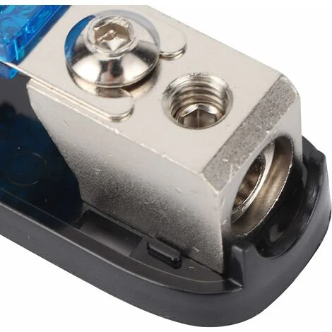 Porte-Fusible Audio Stéréo, 8Ga / 10Ga Porte-Fusibles De Lame De Camion De Voiture Unidirectionnel Agu Bloc De Distribution De Boîte À Fusibles Pour 32 V Dc Bateau De Voiture Rv(Bleu) 4 Porte-Fusible Audio Stéréo, 8Ga / 10Ga Porte-Fusibles De Lame De Camion De Voiture Unidirectionnel Agu Bloc De Distribution De Boîte À Fusibles Pour 32 V Dc Bateau De Voiture Rv(Bleu) – Image 4