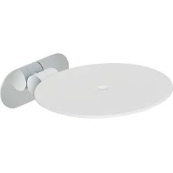 Strapontin Elida En Inox/PE/HD Blanc, 320x100x390mm Avec Fixation