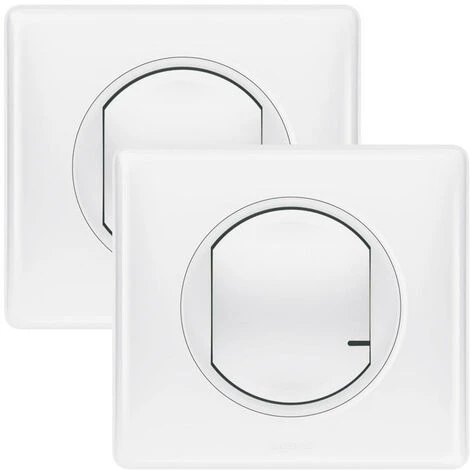 Legrand Pack Prêt-a-connecter Créer Un Va&vient -1 Inter Var+1 Cde Ss Fil Celiane Blanc -Douille Soldes Boutiquec 33500825 1